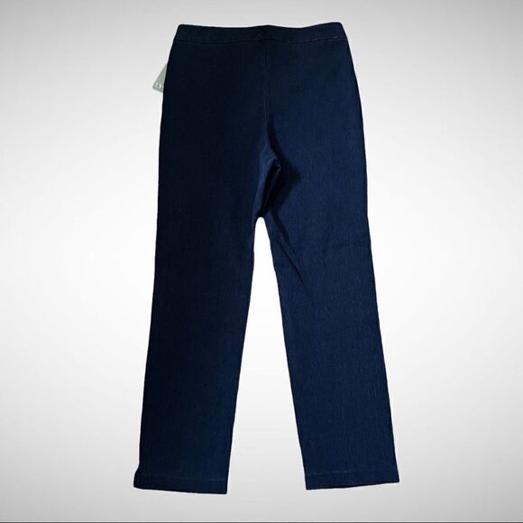 Lysse Indigo Blue Denim Button Front Trouser Size Medium New with Tags - Picture 2 of 13